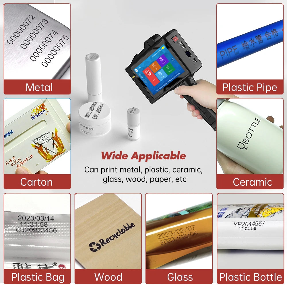 Handheld inkjet printer