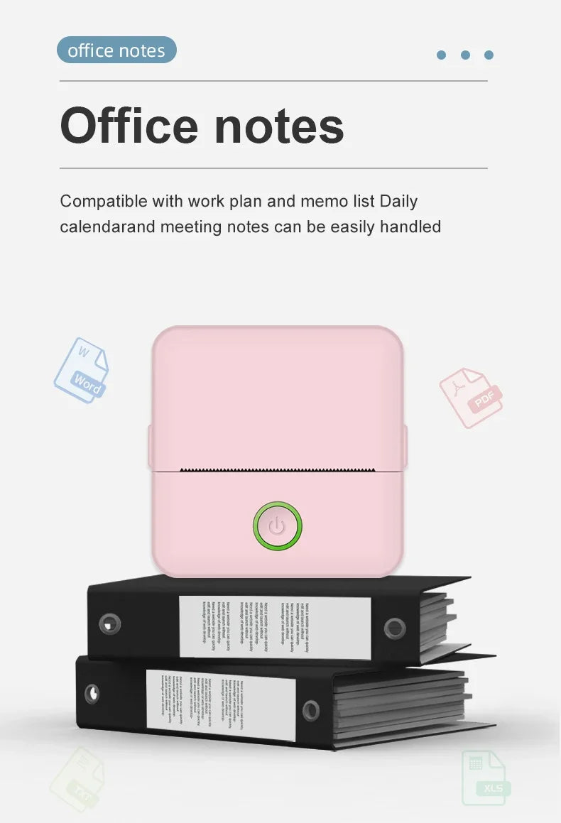 Mini sticker inkjet printer