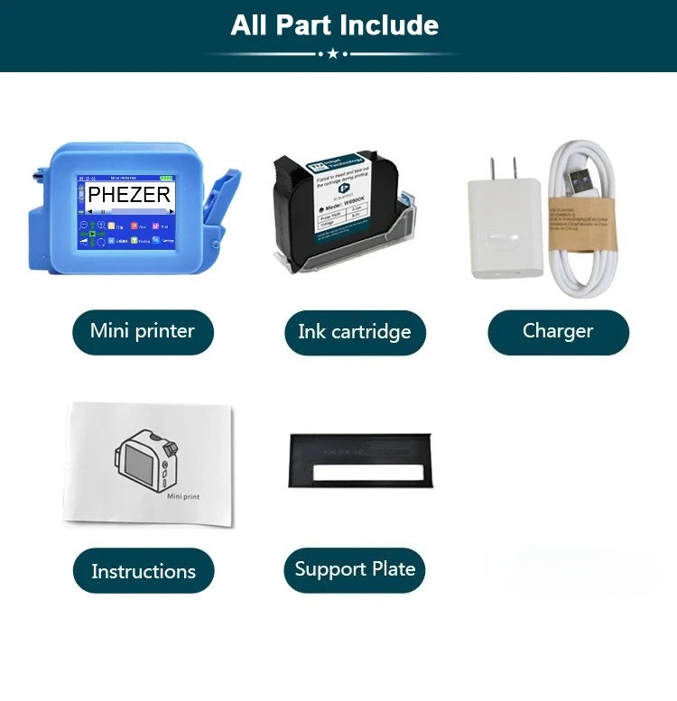 Handheld inkjet printer Mini INJ