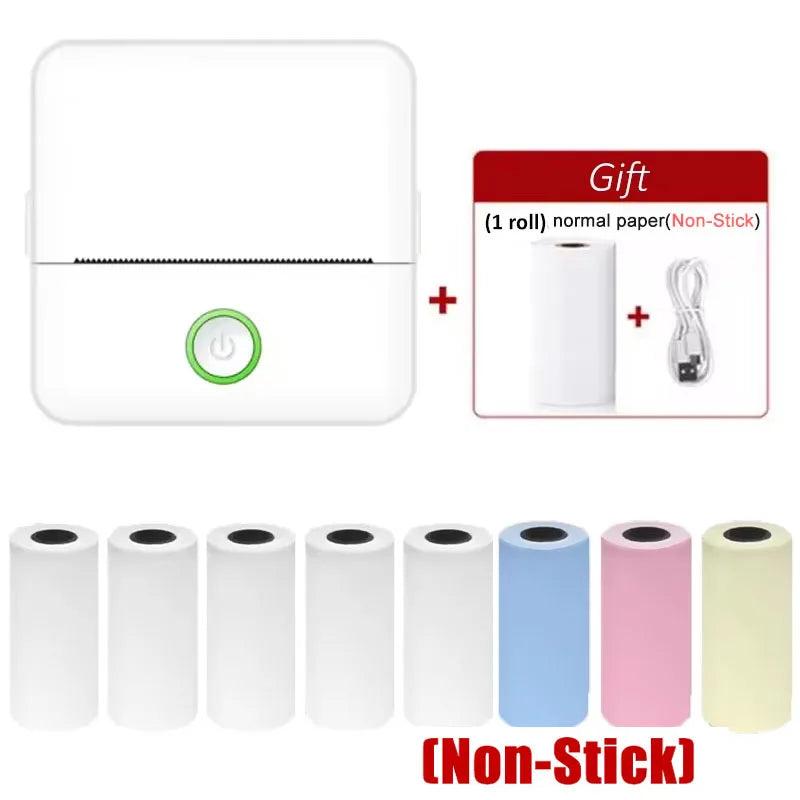 Mini sticker inkjet printer