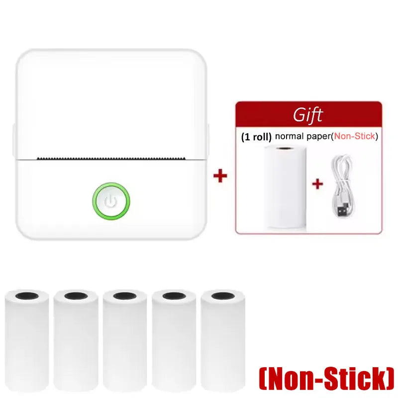 Mini sticker inkjet printer