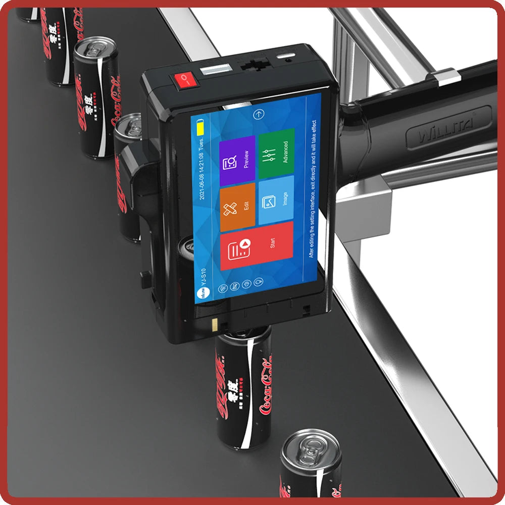 Handheld inkjet printer