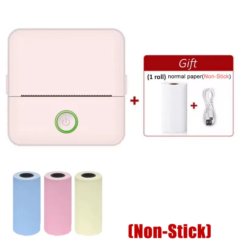 Mini sticker inkjet printer