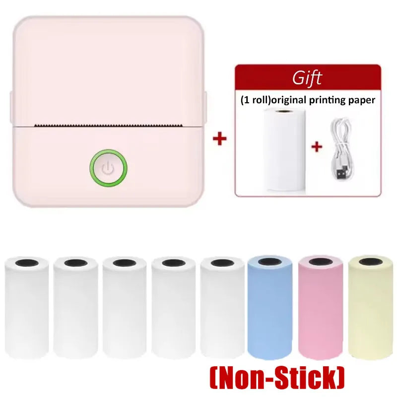 Mini sticker inkjet printer