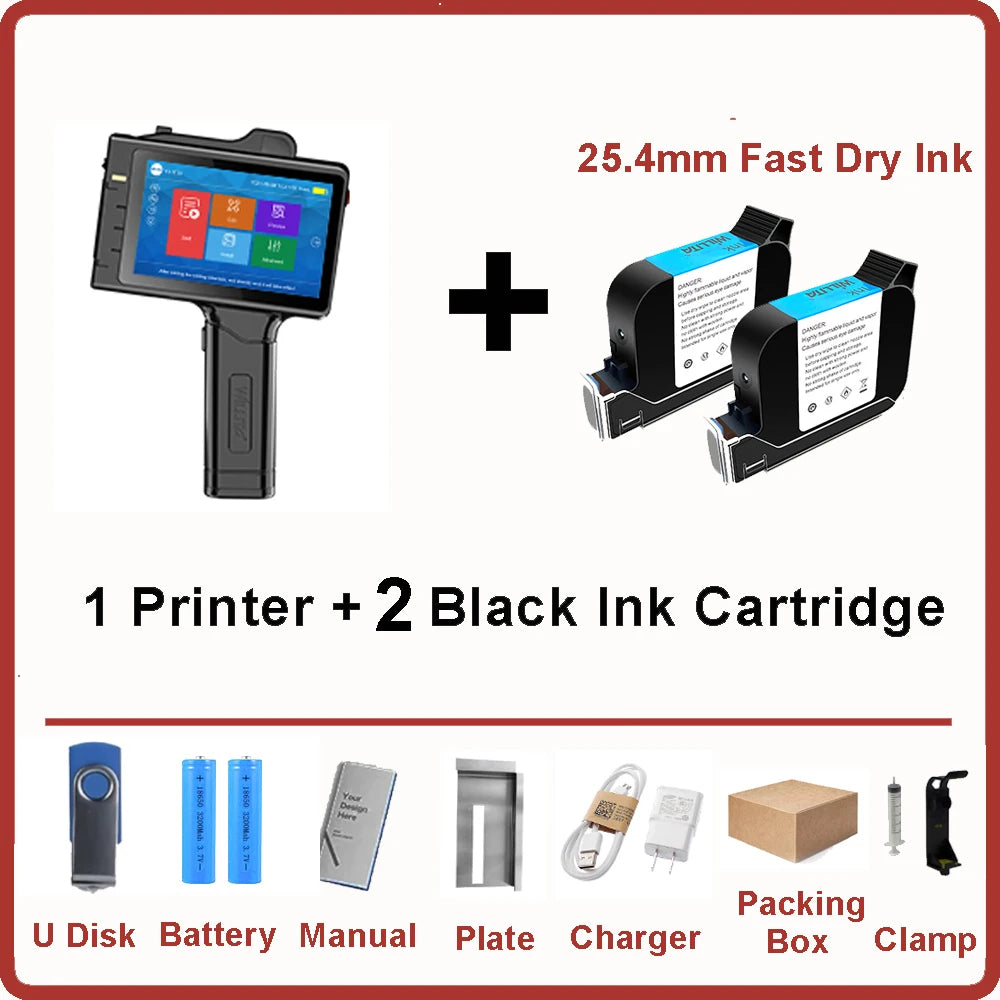 Handheld inkjet printer