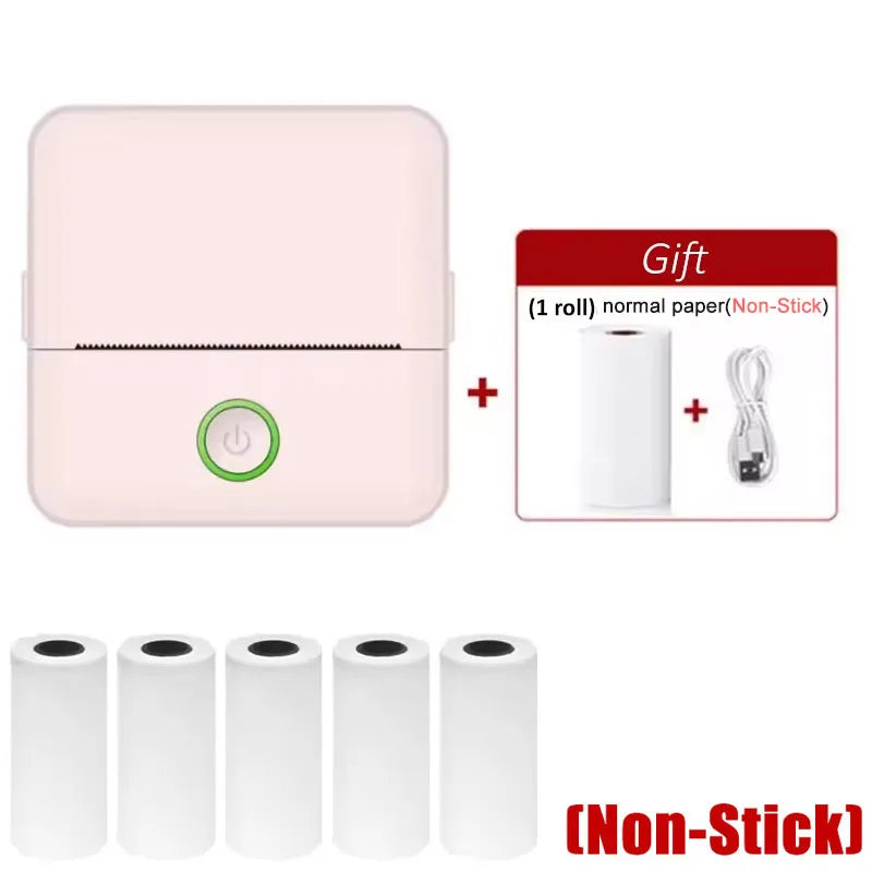 Mini sticker inkjet printer