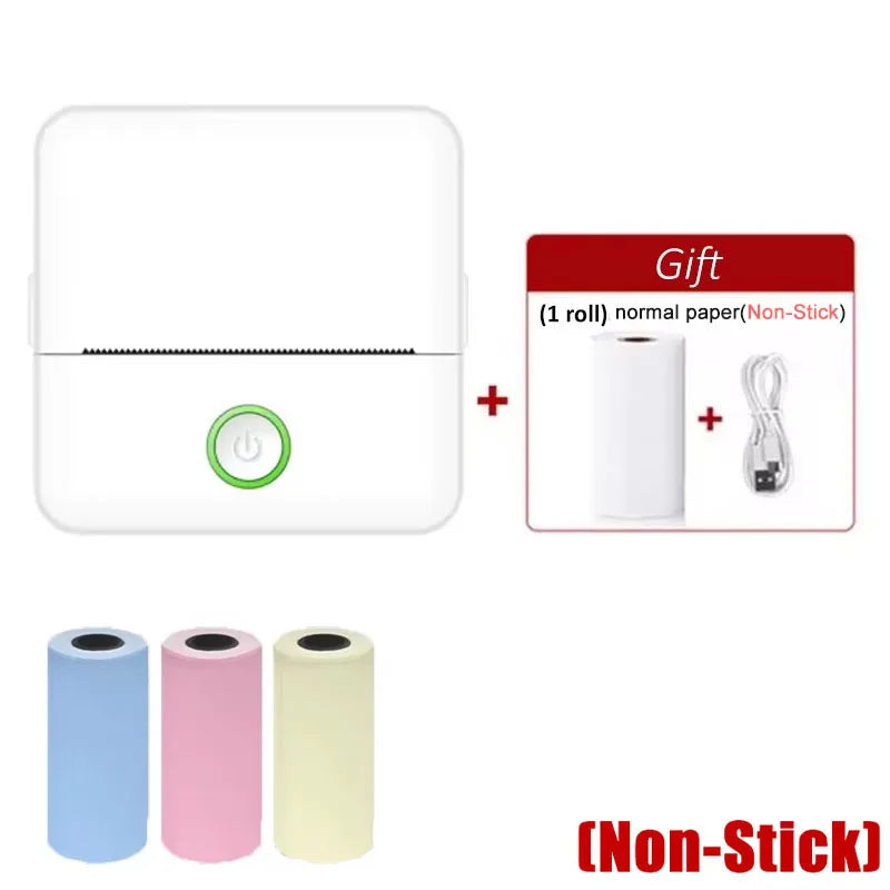 Mini sticker inkjet printer