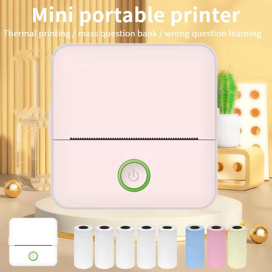 Mini sticker inkjet printer