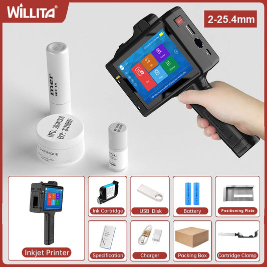 Handheld inkjet printer